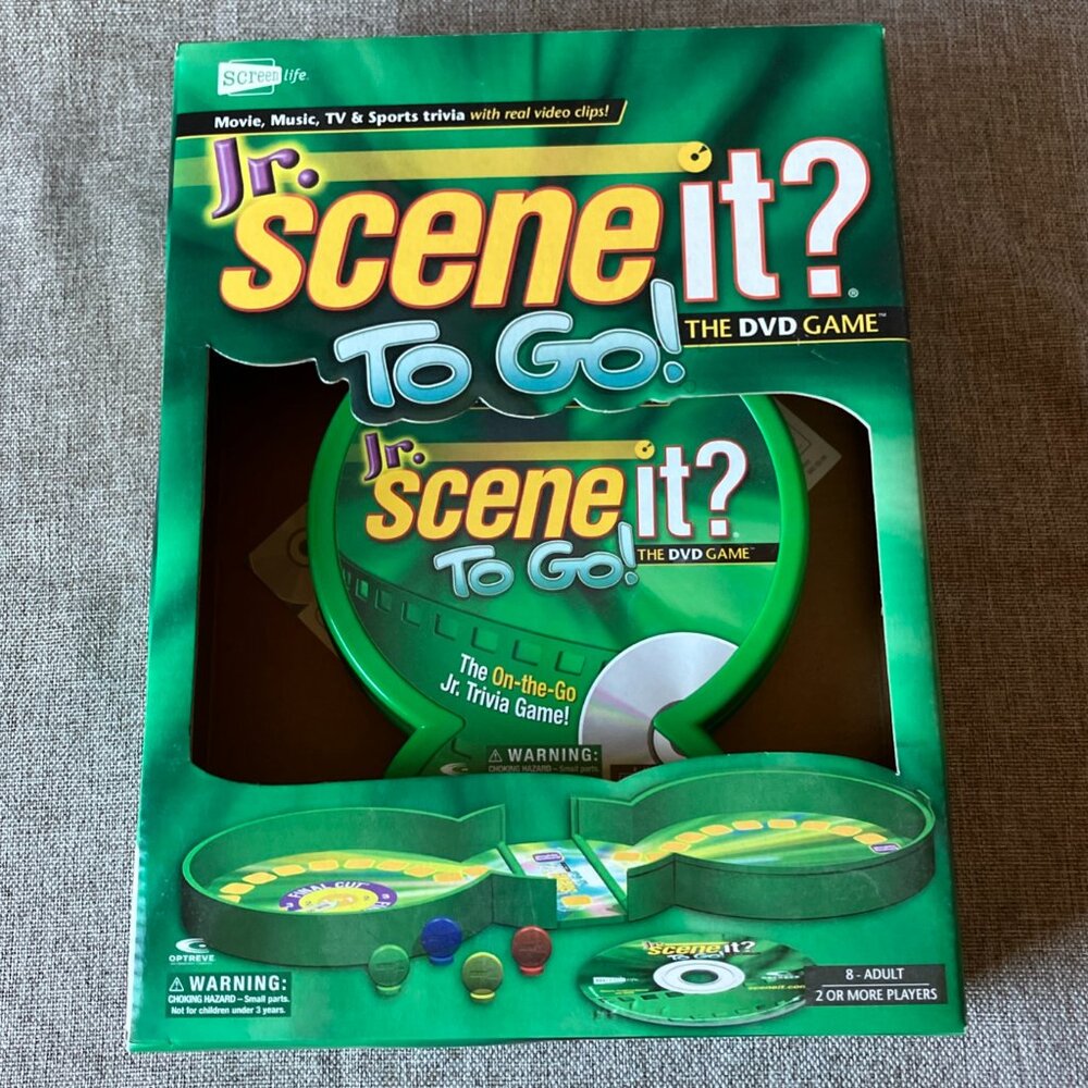 SCENE IT? JR. TO GO DVD Trivia Board Game by ScreenLife Family Fun